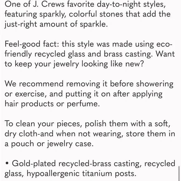 J. Crew Trapezoid Hoop Earrings - Picture 4 of 5